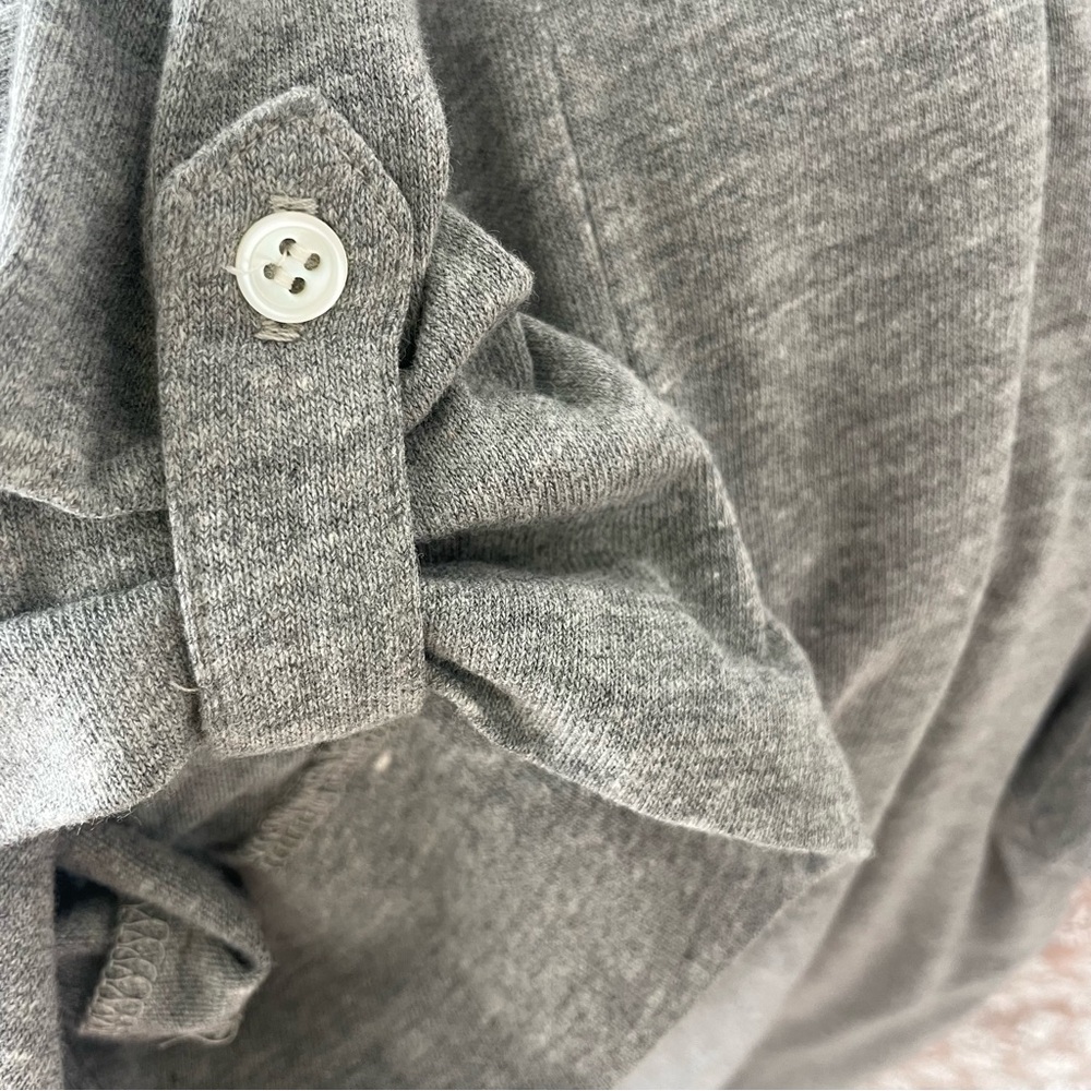 James Perse Gray Polo Shirt Dress - Picture 7 of 9